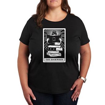Plus The Bookworm Tarot Graphic Tee