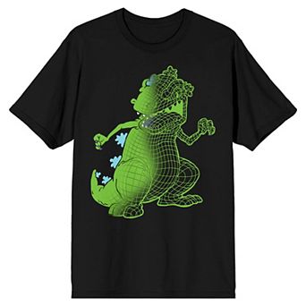 Men's Rugrats Wire Frame Reptar Graphic Tee