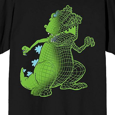 Men's Rugrats Wire Frame Reptar Graphic Tee