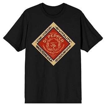 Men's Dr. Pepper Vintage Diamond Logo Graphic Tee