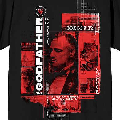 Men's The Godfather "Loyalty Honor Family" Graphic Tee