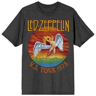 Men's Led Zeppelin 1975 U.S. Tour Icarus Graphic Tee
