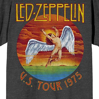 Men's Led Zeppelin 1975 U.S. Tour Icarus Graphic Tee