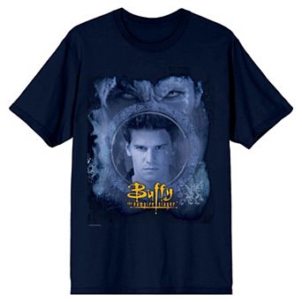 Men's Buffy The Vampire Slayer Angel Portrait Graphic Tee