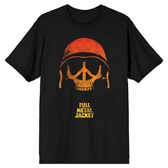 Men's Full Metal Jacket Ombre Soldier Skull Graphic Tee