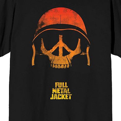 Men's Full Metal Jacket Ombre Soldier Skull Graphic Tee