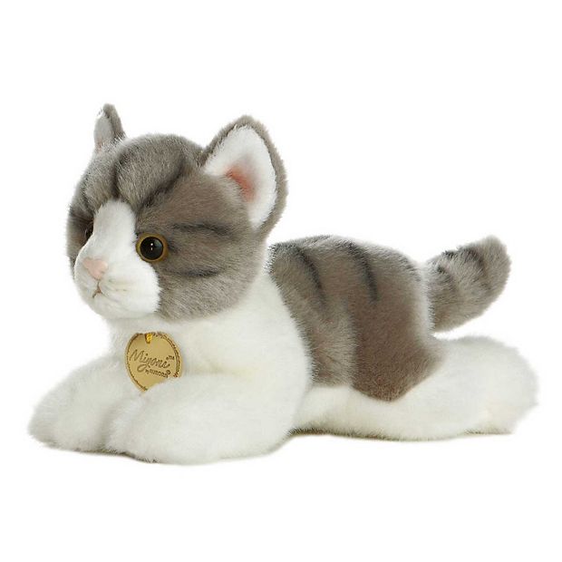 White Gray Stripe Tabby Cat Kitten Plush Kohls selling Cares For Kids Stuffed W/ TAGS