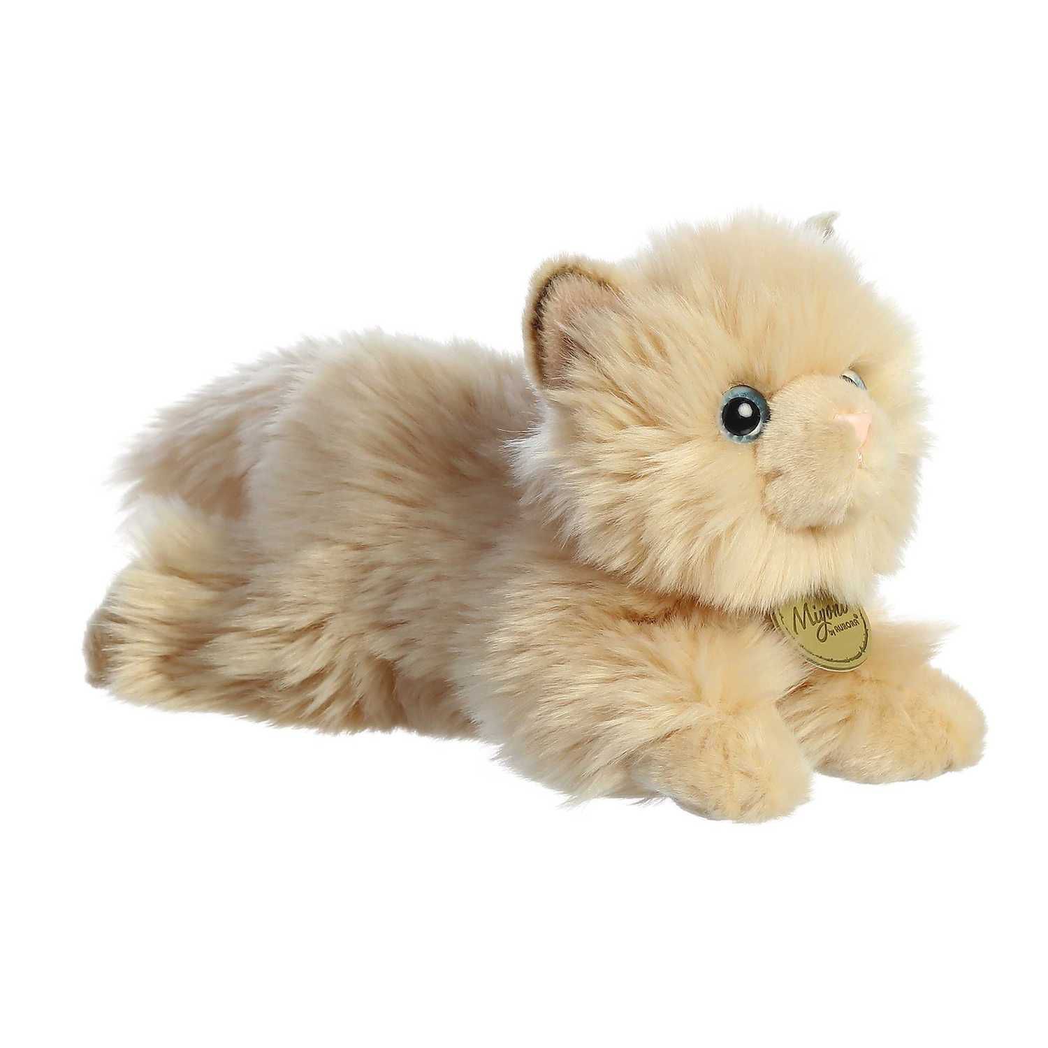 Детская мягкая игрушка Aurora Small Brown Miyoni 8.5" Persian Cat Adorable Stuffed Animal — фото 1