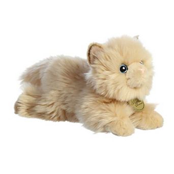 Aurora Small Brown Miyoni 8.5" Persian Cat Adorable Stuffed Animal