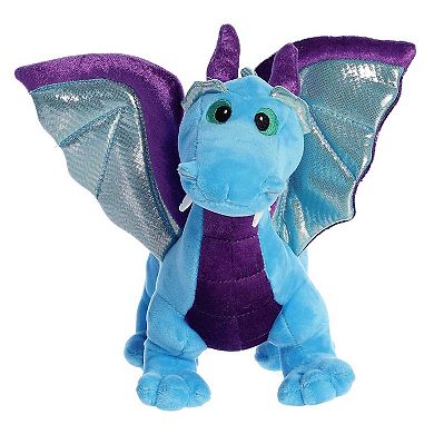Aurora Large Blue Dinos & Dragons 18" Blue Dragon Ferocious Stuffed Animal