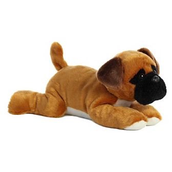 Aurora Medium Brown Flopsie 12" Chad Boxer Adorable Stuffed Animal