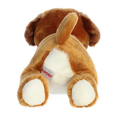 Aurora Medium Brown Flopsie 12" Chad Boxer Adorable Stuffed Animal