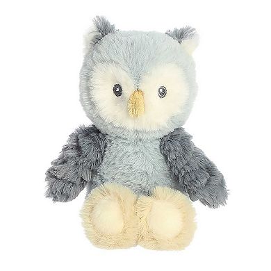 ebba Small Blue Cuddlers Rattle 6.5" Ollie Owl Playful Baby Stuffed Animal
