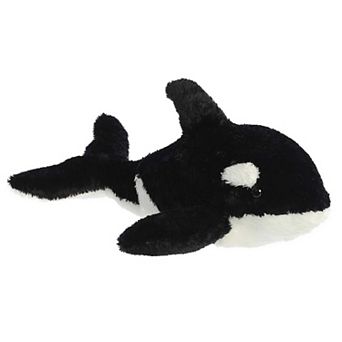 Aurora Medium Black Flopsie 12" Splash Adorable Stuffed Animal