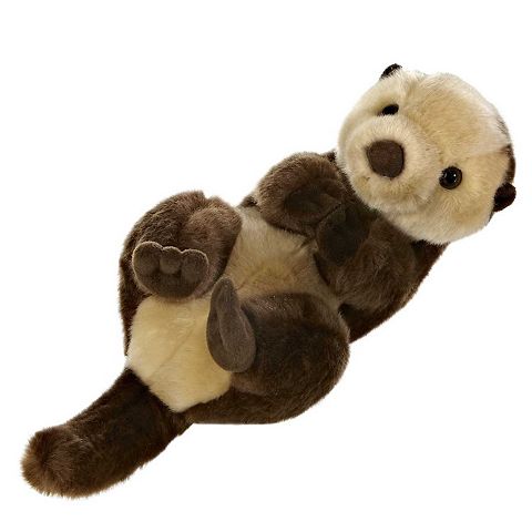 Детские мягкие игрушки Aurora Medium Brown Miyoni 10" Sea Otter Adorable Stuffed Animal
