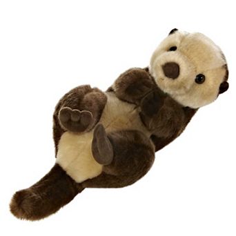Aurora Medium Brown Miyoni 10" Sea Otter Adorable Stuffed Animal