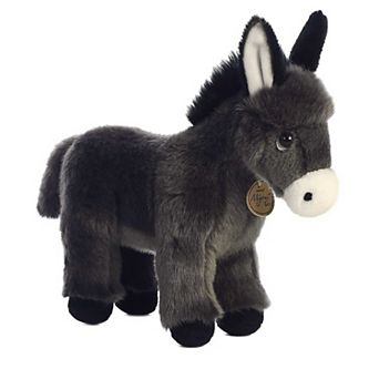Aurora Medium Gray Miyoni Tots 11" Donkey Foal Adorable Stuffed Animal