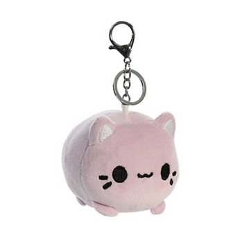 Aurora Mini Purple Tasty Peach 3.5" Taro Meowchi Clip-On Enchanting Stuffed Animal
