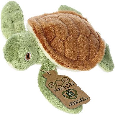Aurora Mini Green Eco Nation 5" Turtle Eco-Friendly Stuffed Animal