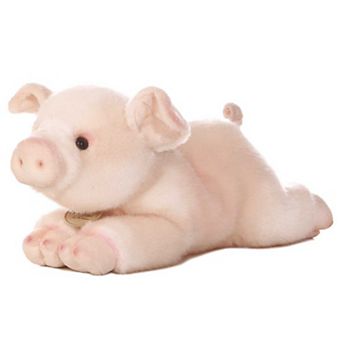 Aurora Medium Pink Miyoni 11" Pig Adorable Stuffed Animal