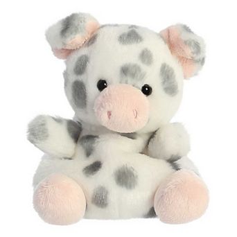 Aurora Mini White Palm Pals 5" Piggles Spotted Piglet Adorable Stuffed Animal