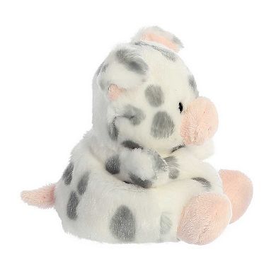 Aurora Mini White Palm Pals 5" Piggles Spotted Piglet Adorable Stuffed Animal