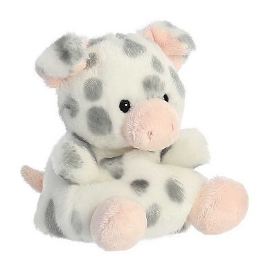 Aurora Mini White Palm Pals 5" Piggles Spotted Piglet Adorable Stuffed Animal