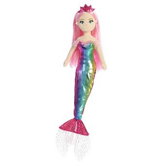 Aurora Large Pink Sea Sparkles 18" Nanda Enchanting Stuffed Animal
