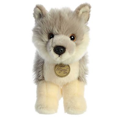 Aurora Medium Gray Miyoni Tots 10" Wolf Pup Adorable Stuffed Animal