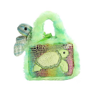 Aurora Small Multicolor Fancy Pals 7" Sea Turtle Fashionable Stuffed Animal