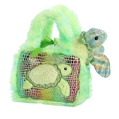 Aurora Small Multicolor Fancy Pals 7" Sea Turtle Fashionable Stuffed Animal