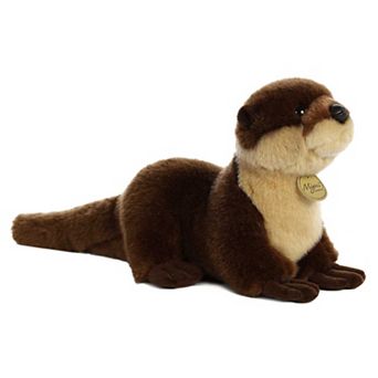 Aurora Medium Brown Miyoni 11" River Otter Adorable Stuffed Animal