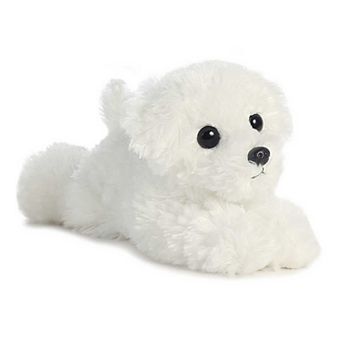 Aurora Small White Mini Flopsie 8" Snowball Adorable Stuffed Animal