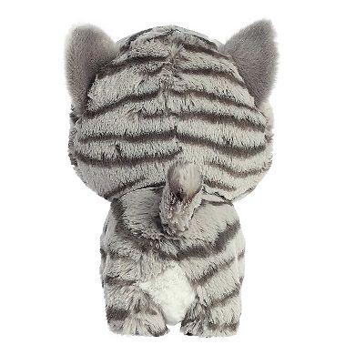 Aurora Small Grey Teddy Pets 7" Grey Tabby Playful Stuffed Animal