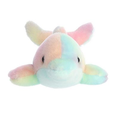 Aurora Small Blue Mini Flopsie 8" Rainbow Dolphin Adorable Stuffed Animal