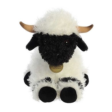 Aurora Small White Miyoni 9" Valais Blacknose Sheep Adorable Stuffed Animal