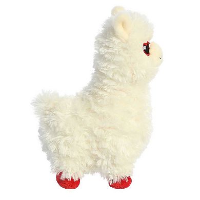 Aurora Medium White Valentine 9.5" Luvs-Ya Llama Heartwarming Stuffed ...