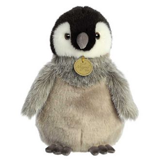 Aurora Small Gray Miyoni Tots 9" Emperor Penguin Chick Adorable Stuffed Animal