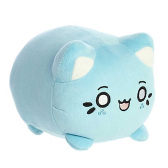 Aurora Small Blue Tasty Peach 7" Marble Soda Meowchi Enchanting Stuffed Animal
