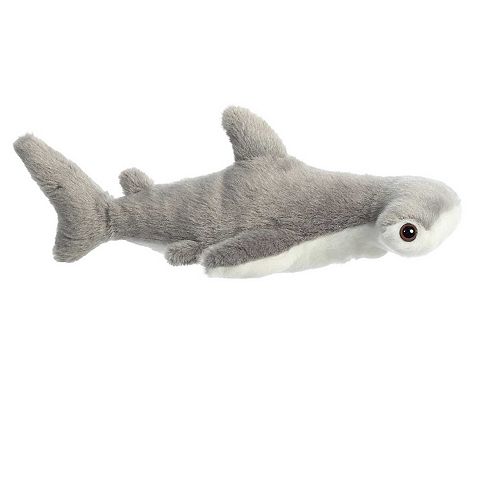 Детские мягкие игрушки Aurora Small Grey Mini Flopsie 8" Hamlet Shark Adorable Stuffed Animal