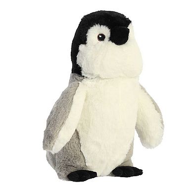 Aurora Medium Grey Eco Nation 9.5" Penguin Eco-Friendly Stuffed Animal