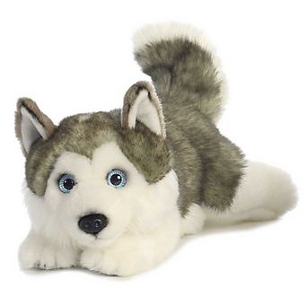 Aurora Medium Grey Miyoni 11" Husky Adorable Stuffed Animal
