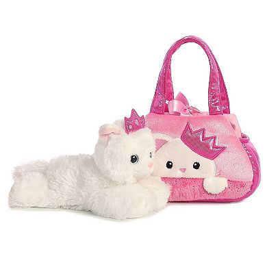 Aurora Small Multicolor Fancy Pals 7" Peek-A-Boo Princess Kitty Fashionable Stuffed Animal