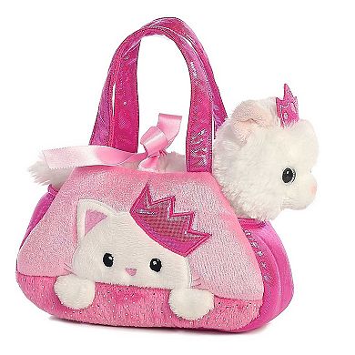 Aurora Small Multicolor Fancy Pals 7" Peek-A-Boo Princess Kitty Fashionable Stuffed Animal