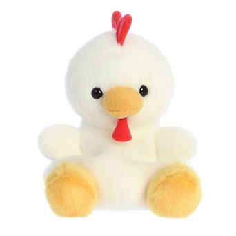 Aurora Mini White Palm Pals 5" Cooper Chicken Adorable Stuffed Animal