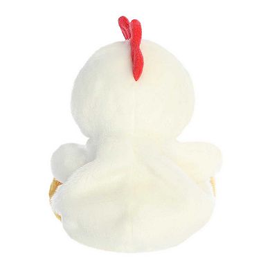 Aurora Mini White Palm Pals 5" Cooper Chicken Adorable Stuffed Animal