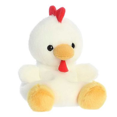 Aurora Mini White Palm Pals 5" Cooper Chicken Adorable Stuffed Animal