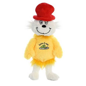 Aurora Medium Multicolor Dr. Seuss 12" Sam I Am Whimsical Stuffed Animal