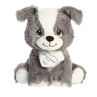 Aurora Small Grey Precious Moments 8.5" Winston Terrier Inspirational Stuffed Animal