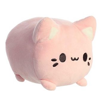 Aurora Small Pink Tasty Peach 7" Strawberry Meowchi Enchanting Stuffed Animal